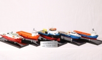 customized model of five 40cm ship models
